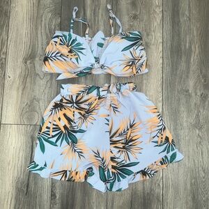 Two Piece- Short/ Crop Top Set